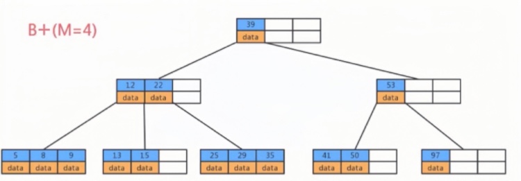 B+ Tree Diagram